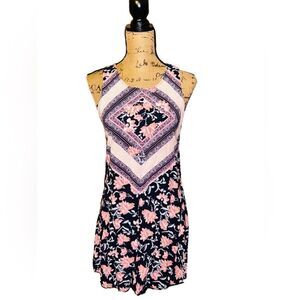 Maurices floral shift rayon dress size M